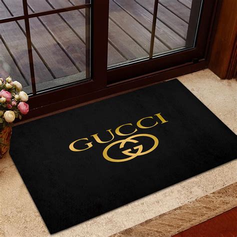 gucci door mat|Designer Luxury Blankets .